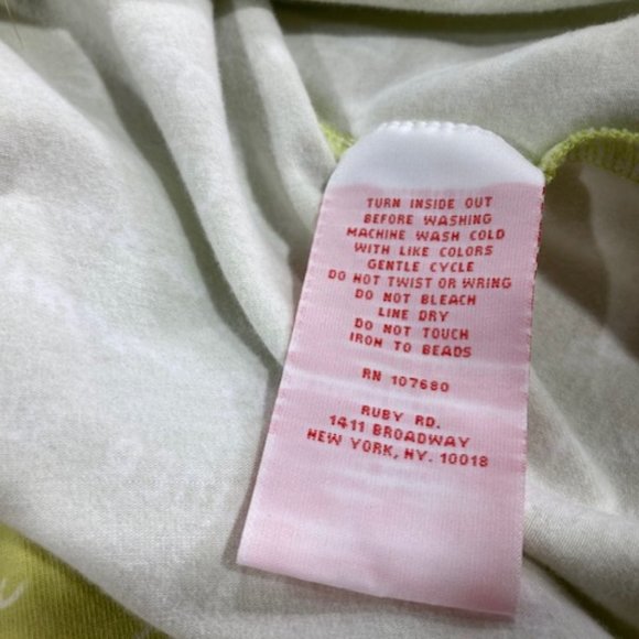 Ruby Rd Woman 3X Lime Green Top - Picture 10 of 10